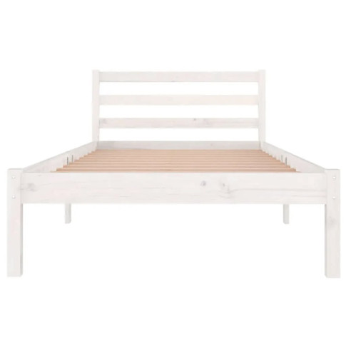 Łóżko drewniane białe 90x200 Lenar 3X