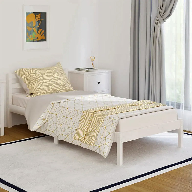 Aranżacja z białym łóżkiem Jaxo 3X