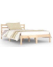 Skandynawskie łóżko z litej sosny 120x200 cm - Lenar 4X w sklepie Edinos.pl