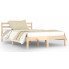 Drewniane naturalne łóżko 120x200 Lenar 4X