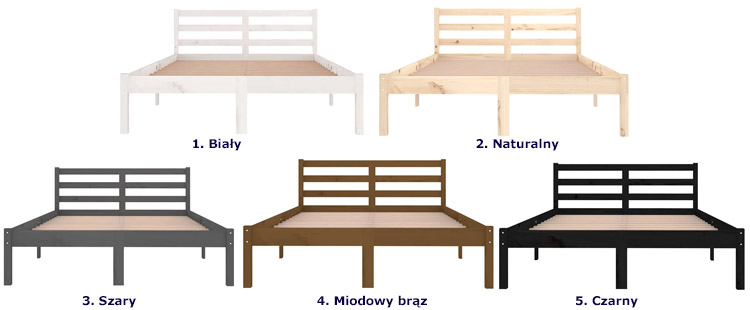 kolory łózka Jaxo 4X