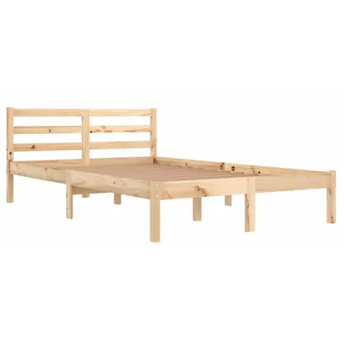 Naturalne drewniane łóżko 120x200 Lenar 4X