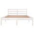 Łóżko drewniane białe 120x200 Lenar 4X