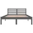 Łóżko drewniane szare 120x200 Lenar 4X