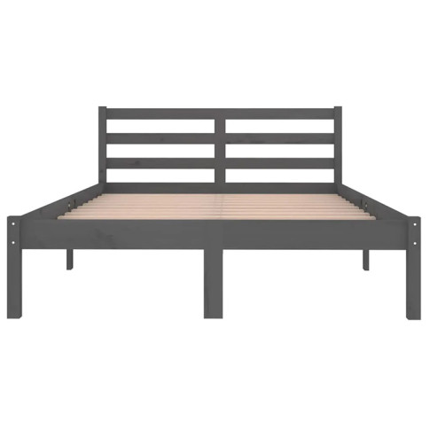 Łóżko drewniane szare 120x200 Lenar 4X
