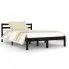 Drewniane czarne łóżko 120x200 Lenar 4X