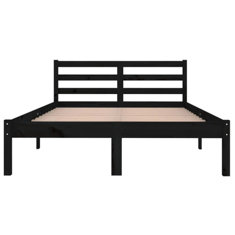 Łóżko drewniane czarne 120x200 Lenar 4X