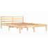 Naturalne drewniane łóżko 140x200 Lenar 5X