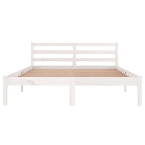 Łóżko drewniane białe 140x200 Lenar 5X