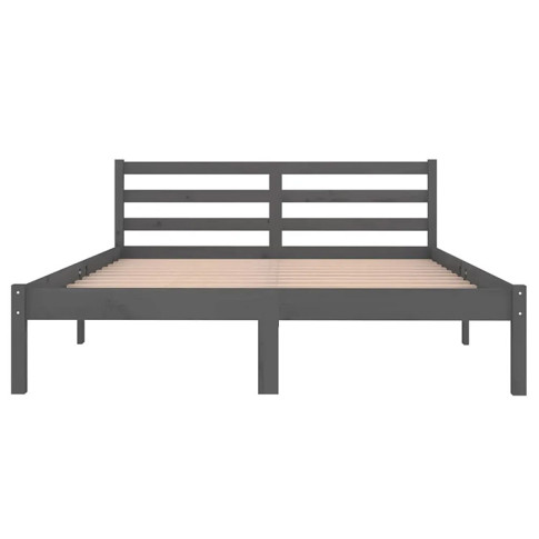 Łóżko drewniane szare 140x200 Lenar 5X