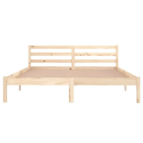 Łóżko drewniane naturalne 160x200 Lenar 6X