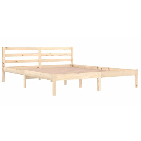 Naturalne drewniane łóżko 160x200 Lenar 6X