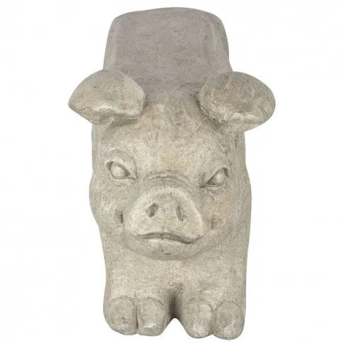 Szczegółowe zdjęcie nr 5 produktu Esschert Design Kamienna ławka ogrodowa świnka, AV13, szara