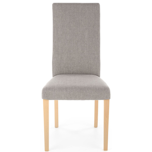 Eleganckie tapicerowane krzesło beż dąb sonoma Ulto 5X