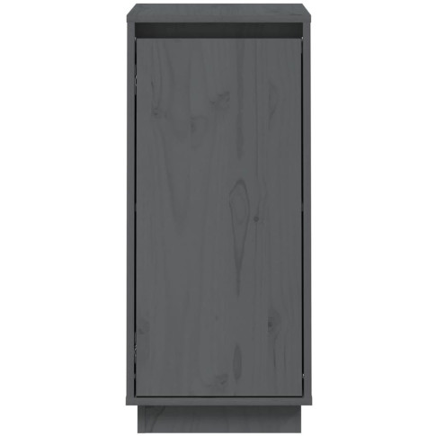 Szara drewniana szafka minimalistyczna Awis 3X