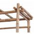 Szczegółowe zdjęcie nr 6 produktu Drewniana ławka ogrodowa Zenta - brązowa