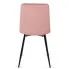 Różowe nowoczesne krzesło Gifo