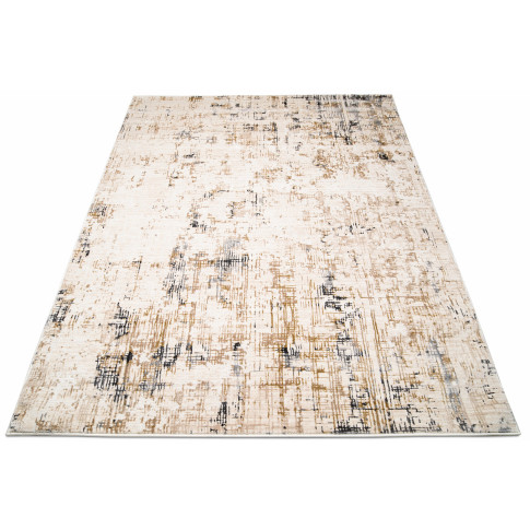 Prostokątny kremowy dywan w nowoczesnym stylu Himi 3X