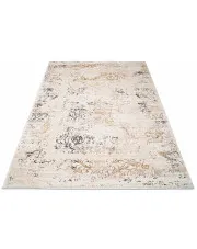 Prostokątny beżowy dywan w orientalny wzór - Nena 5X