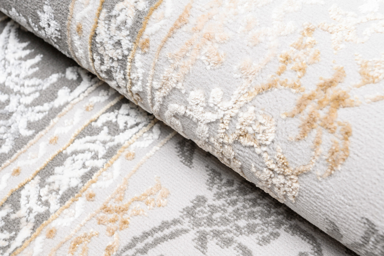 Szary prostokatny dywan pokojowy Veriso 11X