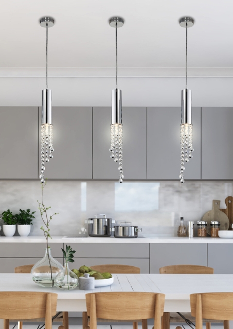 Lampa wisząca glamour - F392-Selima