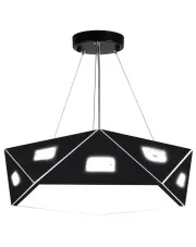 Czarna lampa wisząca - K275-Fivego