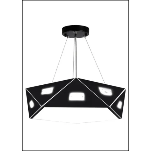 wizualizacja Czarna lampa wisząca - K275-Fivego