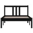 Łóżko drewniane czarne 90x200 Kenet 3X