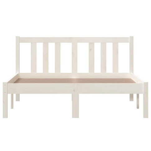 Łóżko drewniane białe 120x200 Kenet 4X