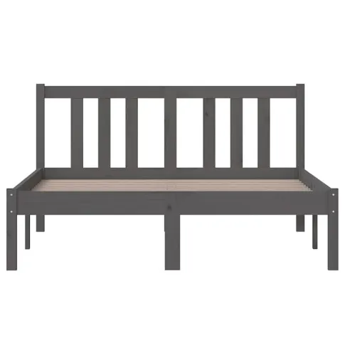 Łóżko drewniane szare 120x200 Kenet 4X