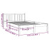 wymiary drewnianego łóżka 120x200 Kenet 4X