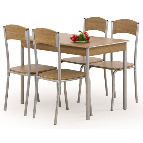 Zdjęcie produktu Stół z krzesłami Tolers - orzech.
