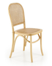 Rattanowe krzesło w stylu rustykalnym - Neso w sklepie Edinos.pl