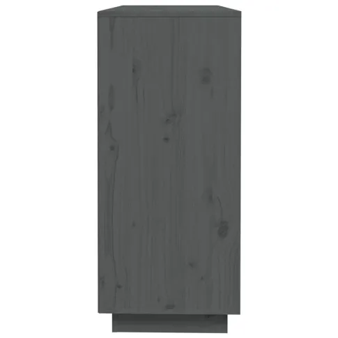 Poziomy regał drewniany na książki z szafkami Ovos 3X