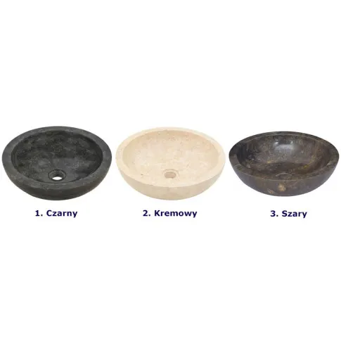 Kolory marmurowej umywalki Wibso