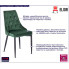 Zielone nowoczesne krzesło Ziso
