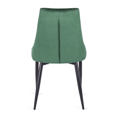 Zielone tapicerowane krzesło Ziso