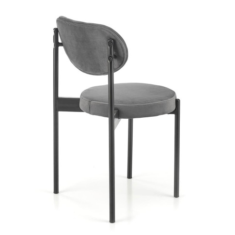 Nowoczesne szare krzesło Arno