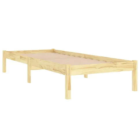 Naturalne drewniane łóżko 90x200 Vilmo 3X