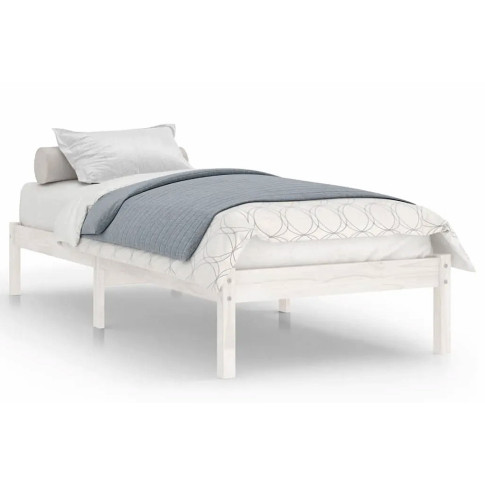 Białe sosnowe łóżko 90x200 Vilmo 3X
