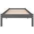 Łóżko drewniane szare 90x200 Vilmo 3X