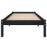 Łóżko drewniane czarne 90x200 Vilmo 3X
