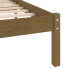 Rama brązowego drewnianego łóżka Vilmo 5X