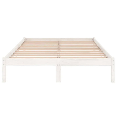 Łóżko drewniane białe 160x200 Vilmo 6X