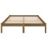 Łóżko drewniane brązowe 160x200 Vilmo 6X