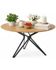 Okrągły stół Felicite - dąb złoty w sklepie Edinos.pl