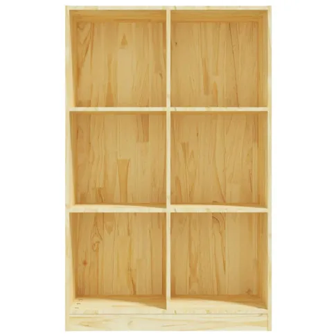 Sosnowy regał pionowy na książki Ejos 4X