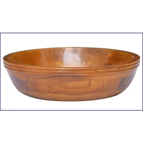 Umywalka na blat z drewna tekowego Kalefi 5X