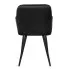 Czarne krzesło fotelowe Inso