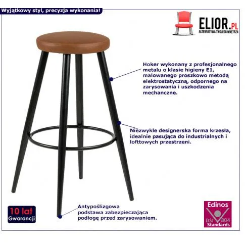 Fotografia Hoker Marajo - brązowy z kategorii Hokery